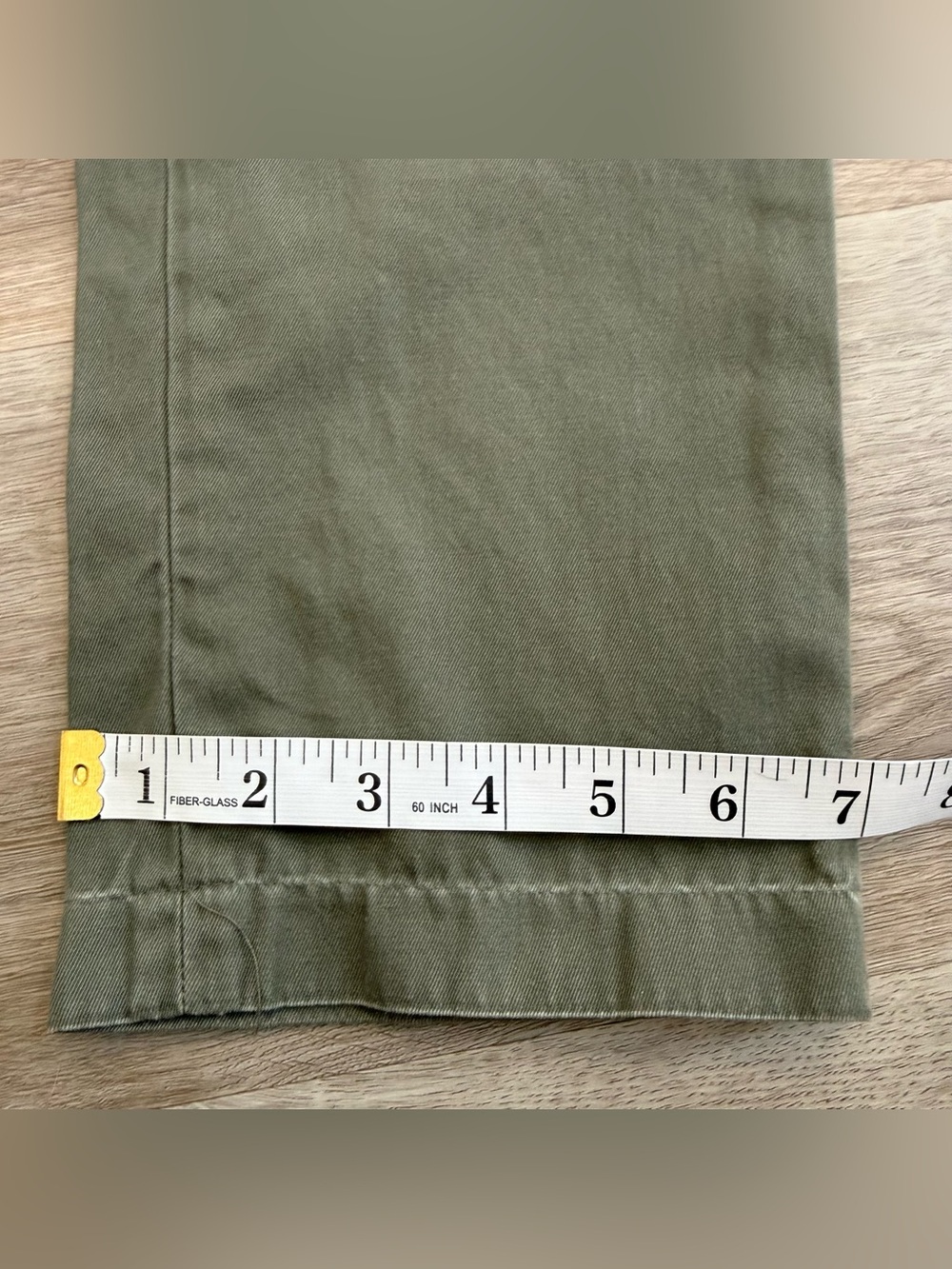 Belstaff England 1924 Longton Chino Pants Faded Olive Green Men's Size 32x32 - Picture 9 of 13